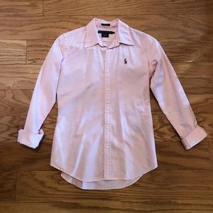 Polo Ralph Lauren Slim Fit Striped Knit Oxford